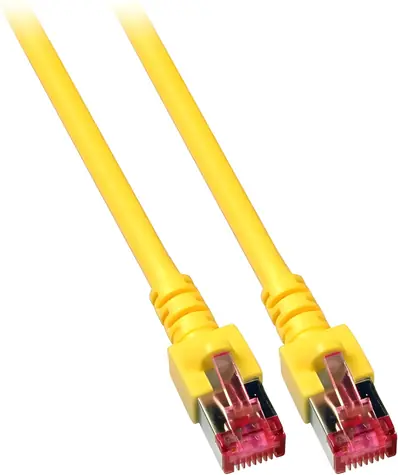 EFB Cat6 S/FTP 15m žlutá / Patch kabel / RJ45-RJ45 / LSZH