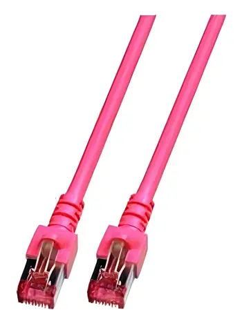 EFB CAT6 SF/UTP 2m magenta / Patch kabel / RJ45-RJ45 / 5 Gigabit Ethernet
