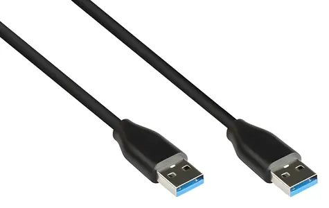 Good Connections USB 3.2 Gen 2 A-A černá / USB kabel / USB A - USB A / 0,5 m / 10 Gbps