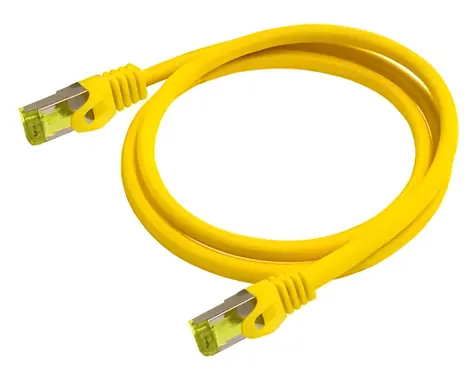 Python Cat7 S/FTP 1,5m žlutá / Patch kabel / RJ-45 / 500 MHz