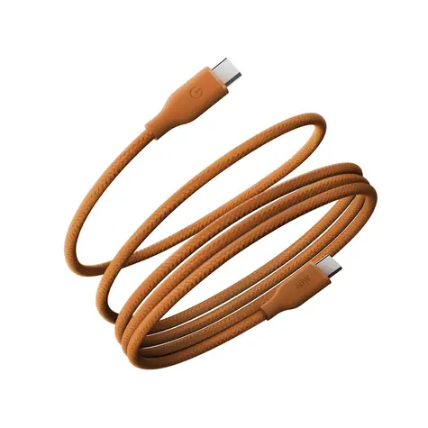 Energea Helix 60 oranžová / Nabíjecí kabel / Magnetický / USB-C / USB-C / 60 W / 1,5 m
