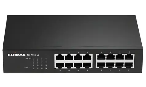 Edimax GS-1016 V2 / 16-port Switch / 10/100/1000 Mbps