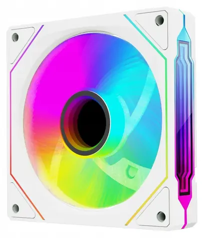 Rampage Infinite Loop bílá / Ventilátor / 120 mm / ARGB / PWM / 1800 RPM