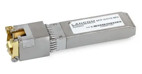 LANCOM SFP-CO10-MG / SFP modul / RJ-45 / do 10 Gb/s / do 30 m / Hot-Swap