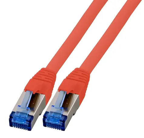 EFB SFTP CAT6a 1,5m červená / Patch kabel / RJ45-RJ45 / bezhalogenový