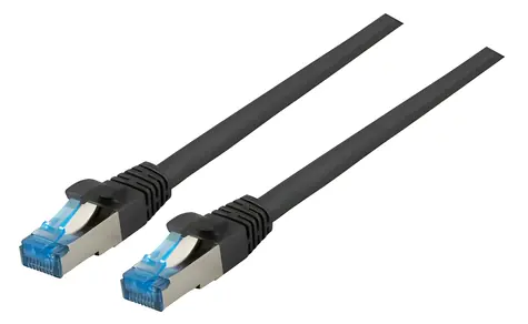 EFB K5525FSW.2 černá / Patch kabel / Cat6a S/FTP / 2 m / 500 MHz / superflex TPE