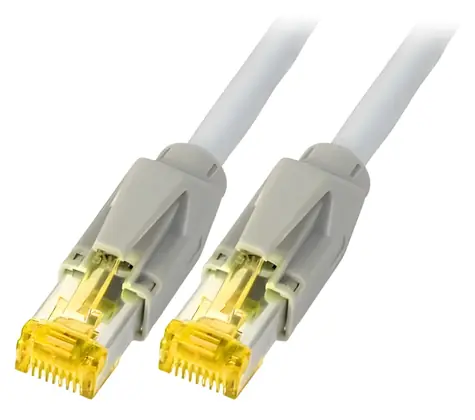EFB S/FTP Cat.6A 7,5m šedá / Patch kabel / RJ45-RJ45 / LSZH