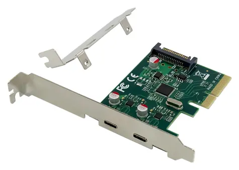 Conceptronic PCI Express / 2x USB-C 3.2 Gen 2 / 10 Gbps / ASM1142