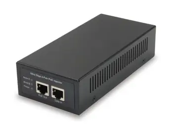 LevelOne POI-5002W90 černá / PoE injektor / Gigabit / 90 W PoE / IEEE 802.3bt