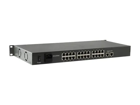 LevelOne FGP-2601 / Switch / unmanaged / 24x FE PoE / 2x GE uplink / 150W PoE / 19