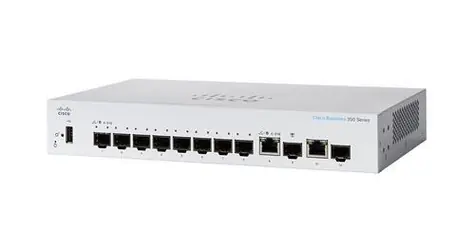 Cisco Business CBS350-8S-E-2G-EU / Gigabit switch / 8x SFP / 2x GbE/SFP combo / REFRESH