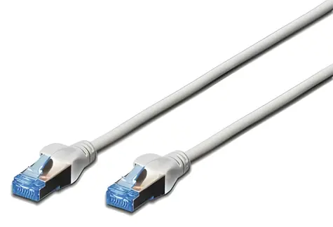 Digitus Cat5e SF/UTP šedý / Patch kabel / RJ45-RJ45 / 10 m / AWG 26/7 / měď
