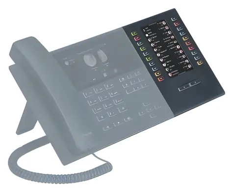 Auerswald COMfortel D-XT20i černá / Rozšiřující modul tlačítek / 20 tlačítek / podsvícená klávesnice, BLF