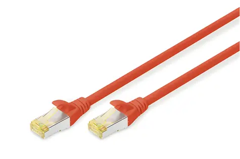 Digitus červená / Patch kabel / Cat6a S/FTP / 2x RJ45 / 5 m