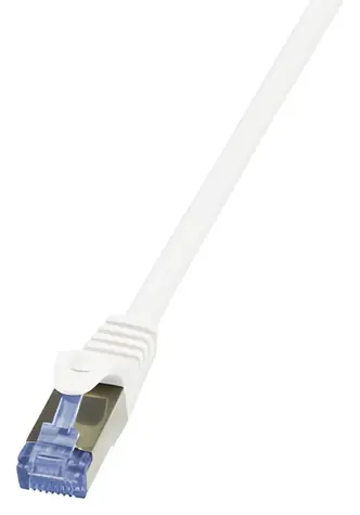 Logilink PrimeLine Cat7 bílá / Patch kabel / S/FTP / 1 m / RJ-45