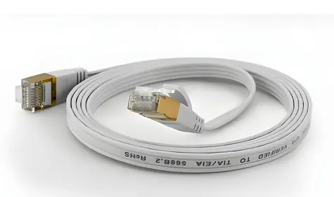Wantec 7011 bílá / Patch kabel / Cat6a FTP / 10 m
