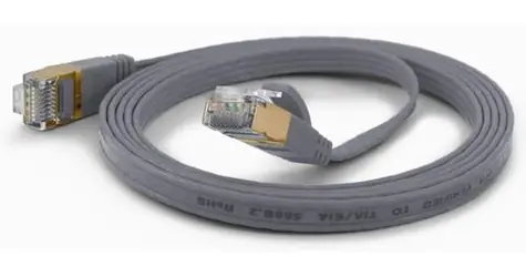 Wantec F/UTP Cat6 0,25 m šedá / Patch kabel / RJ45-RJ45 / Gigabit