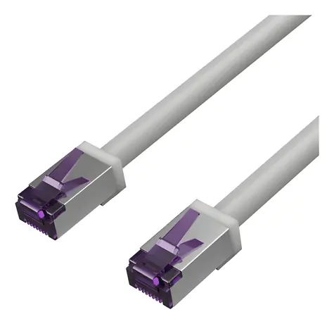 Shiverpeaks CAT6a 1 m šedá / Patch kabel / S/FTP / 500 MHz / Flexibilní