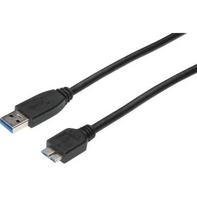 Digitus černý / USB kabel / USB-A - Micro USB-B / USB 3.0 / 1 m