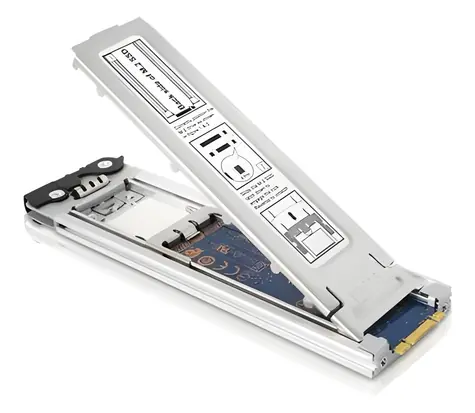 ICY Dock MB840TP-B / Přihrádka na M.2 SSD / M.2 NVMe / pro MB840M2P-B, MB852M2PO-B