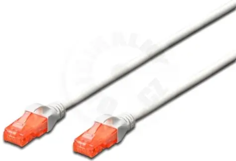 Digitus CAT 6 UTP bílá / Patch kabel / 3 m / AWG 26/7 / LSZH