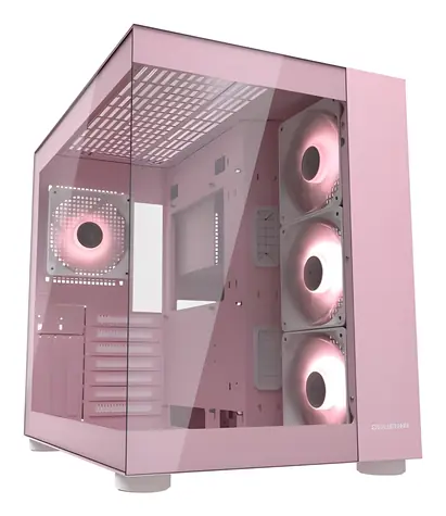 COUGAR FV150 ARGB růžová / PC skříň / ATX / micro-ATX / mini-ITX / průhledná bočnice / bez zdroje