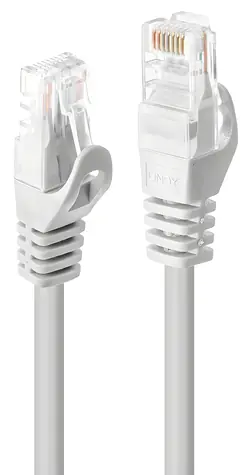 Lindy Basic bílá / Patch kabel / Cat6 U/UTP / 5 m / RJ-45