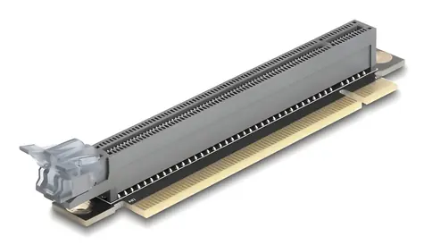 Delock Riser karta PCIe x16 90° / Riser karta / Konektor x16 na slot x16 / Úhel 90° / Pro 1U skříně