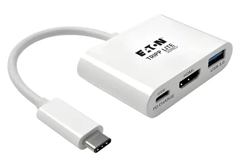 Eaton Tripp Lite / Adaptér USB-C na HDMI / USB-A / PD 60W / Full HD 60Hz