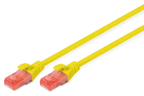 Digitus CAT6 U/UTP žlutá / Patch kabel / LSZH / 250 MHz / 10 m