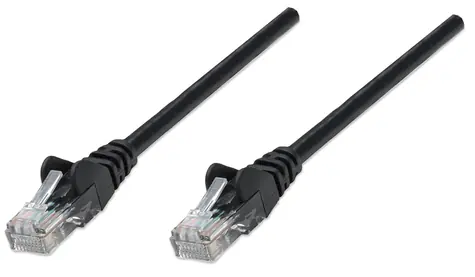 Intellinet RJ45 15m černá / Patch kabel / Cat6 / U/UTP / 250 MHz / PoE++