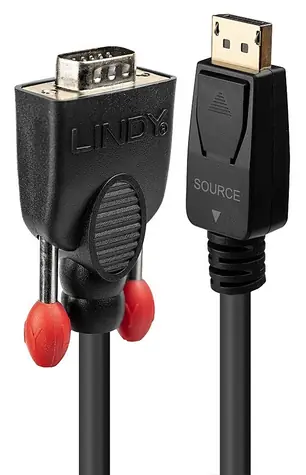 Lindy DisplayPort na VGA / Adaptér / 1 m / 1920x1200 px