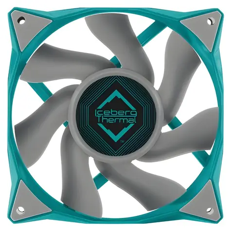 Iceberg Thermal IceGALE 120mm tyrkysová / Ventilátor / PWM / 1850 RPM / FDB ložisko