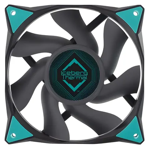 Iceberg Thermal IceGALE 120mm černá / Ventilátor / PWM / 1850 RPM / FDB ložisko