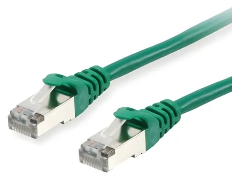 Equip Cat6a S/FTP zelený / Patch kabel / 25 m / RJ-45 / 10 Gbit/s / PoE+