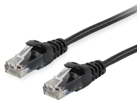 Equip černá / UTP patchkabel / cat. 6 / 0,25 m / 10 Gbit/s