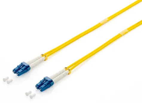 Equip LC-LC žlutý / Optický patch kabel / Singlemode OS2 / Duplex / 3 m