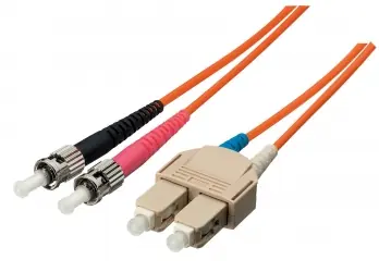 Equip ST-SC žlutá / Optický patchkabel / Duplex / Singlemode OS2 / 5 m