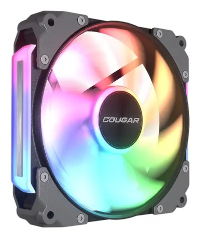 COUGAR Apolar 120 ARGB černá / Ventilátor / 120 mm / 75,4 CFM / PWM 4-pin / ARGB
