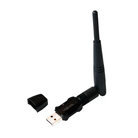 LogiLink WiFi Micro adaptér, odnímatelná anténa / WiFi adaptér / USB 2.0 / 433 Mbit/s / 802.11ac