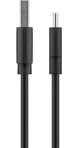 Goobay 59122 černá / USB kabel / USB-C na USB-A / USB 2.0