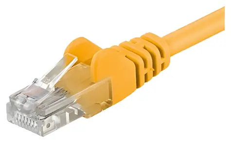 Goobay 95556 žlutá / Patch kabel / UTP / CAT 5e / 1,5 m