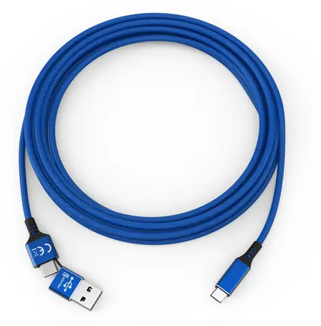 Smrter Speedy modrá / Nabíjecí a datový kabel / USB-C / 1 m