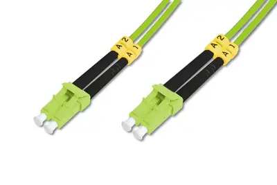 Digitus FO patch kabel LC/LC / Optický patch kabel / Multimode OM5 / 50/125 µ / Duplex / 2 m