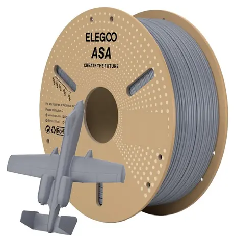 ELEGOO ASA šedá / Tisková struna / 1,75 mm / 1 kg