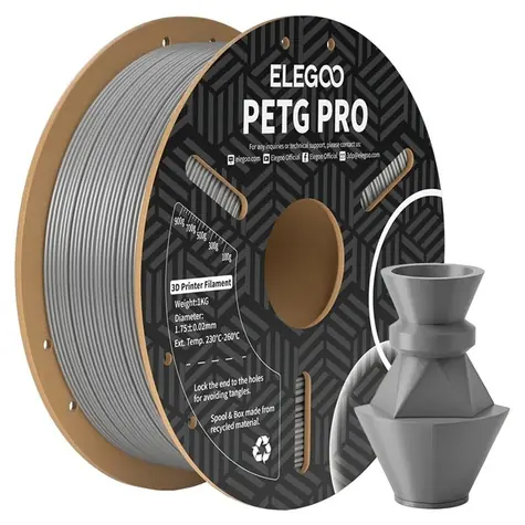 ELEGOO PETG Pro šedá / Tisková struna / PETG / 1,75 mm / 1 kg