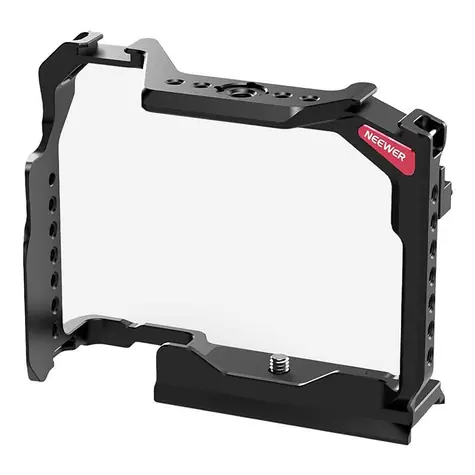 Neewer černá / Klec pro fotoaparát / Sony a7R V, a7R IV, a7 IV, a7S III, a1 / CNC hliník / Arca Swiss
