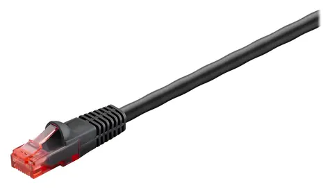 Goobay 55434 černá / Patch kabel / Cat.6 U/UTP / venkovní / 20 m