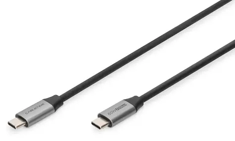 Digitus USB-C - USB-C / Kabel propojovací / PD 60W / USB 3.0 Gen1 / 4K / 1 m