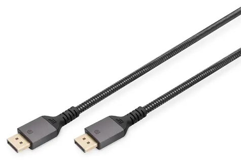 Digitus Premium DisplayPort / Kabel DisplayPort / DP 1.4 / 1 m / 8K/60Hz / pozlacené konektory